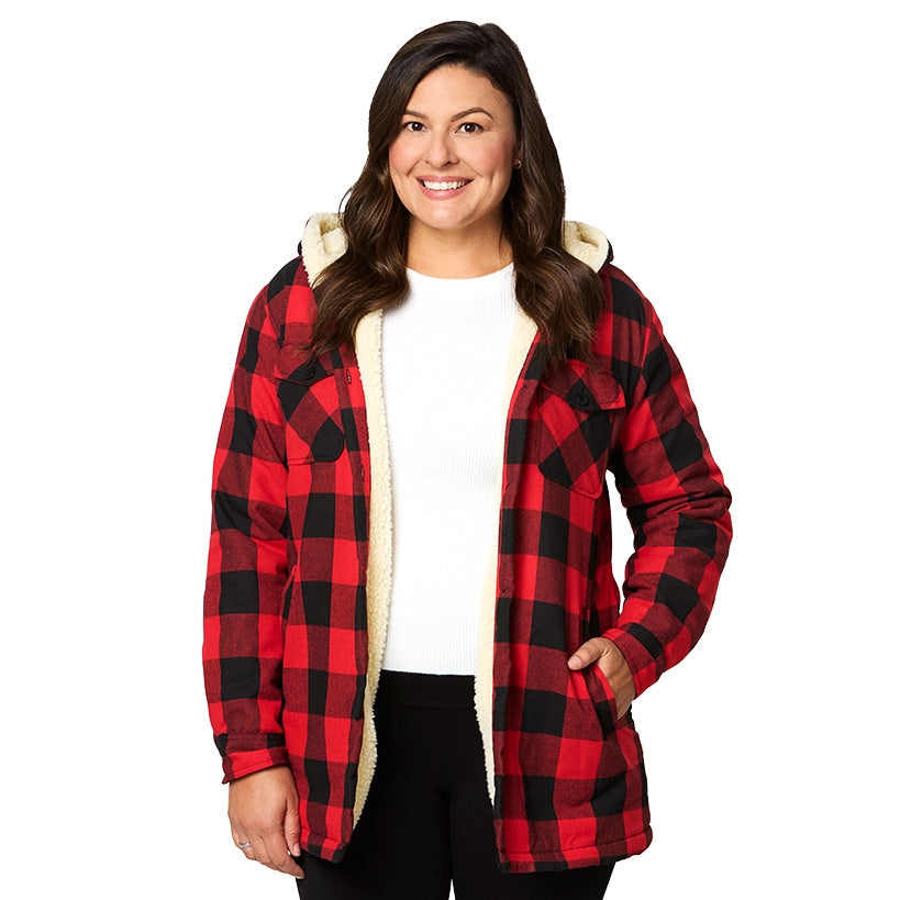 Sherpa Lined Boyfriend Jacket Medium