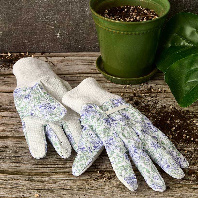 Flower Print Gardening Gloves