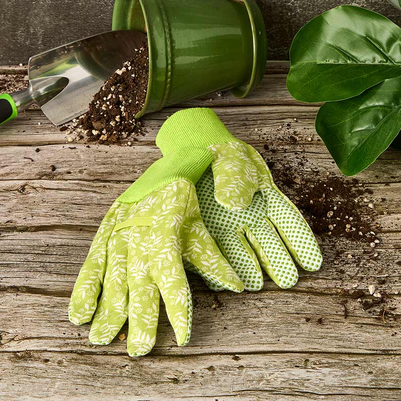 Flower Print Gardening Gloves