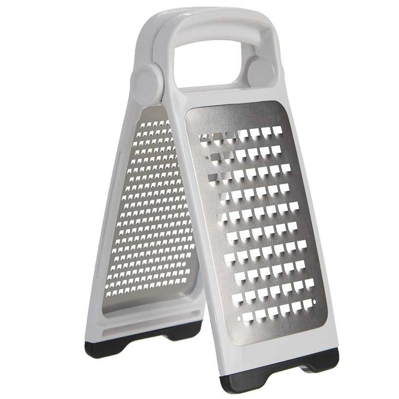Stainless Steel Handheld Cheese Grater & Shredder - Foldable