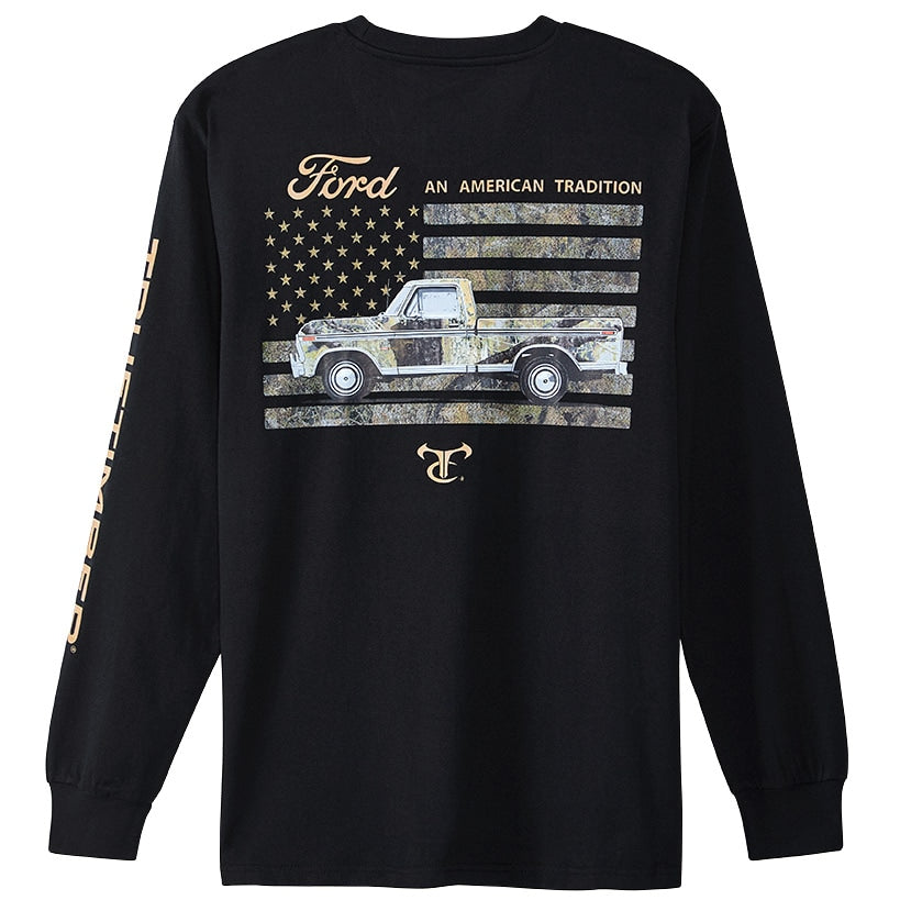 Men's Ford Car Long Sleeve Graphic T-Shirt
