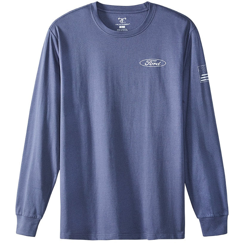 Men's Ford Car Long Sleeve Graphic T-Shirt