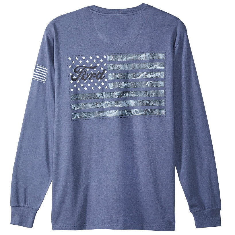 Men's Ford Car Long Sleeve Graphic T-Shirt