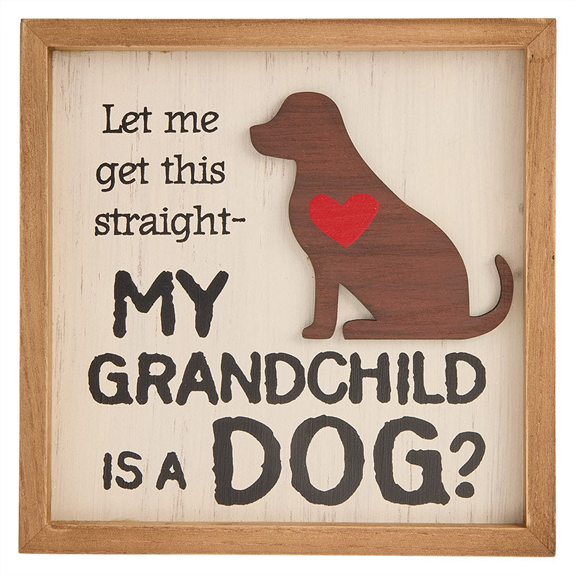 Pet Wall Art Dog or Cat Grandparents