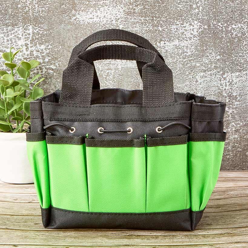 Garden Tool Caddy Bag In Green, Red Or White/Navy