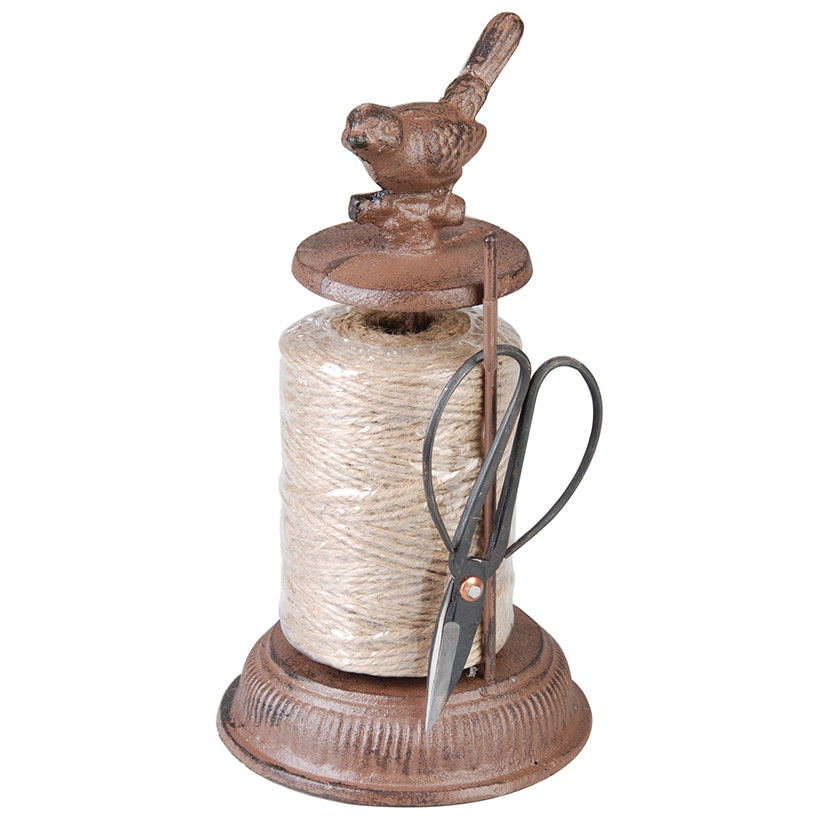 Cast Iron Garden Twine Holder and Scissors
