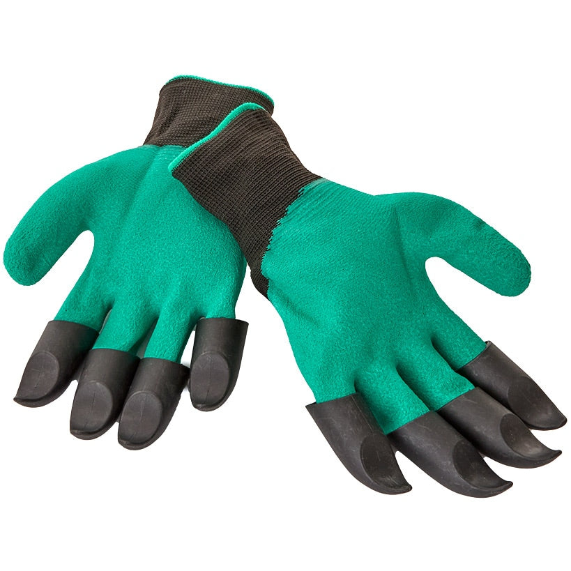 Gardening Gloves with Rubber Tipped Claws