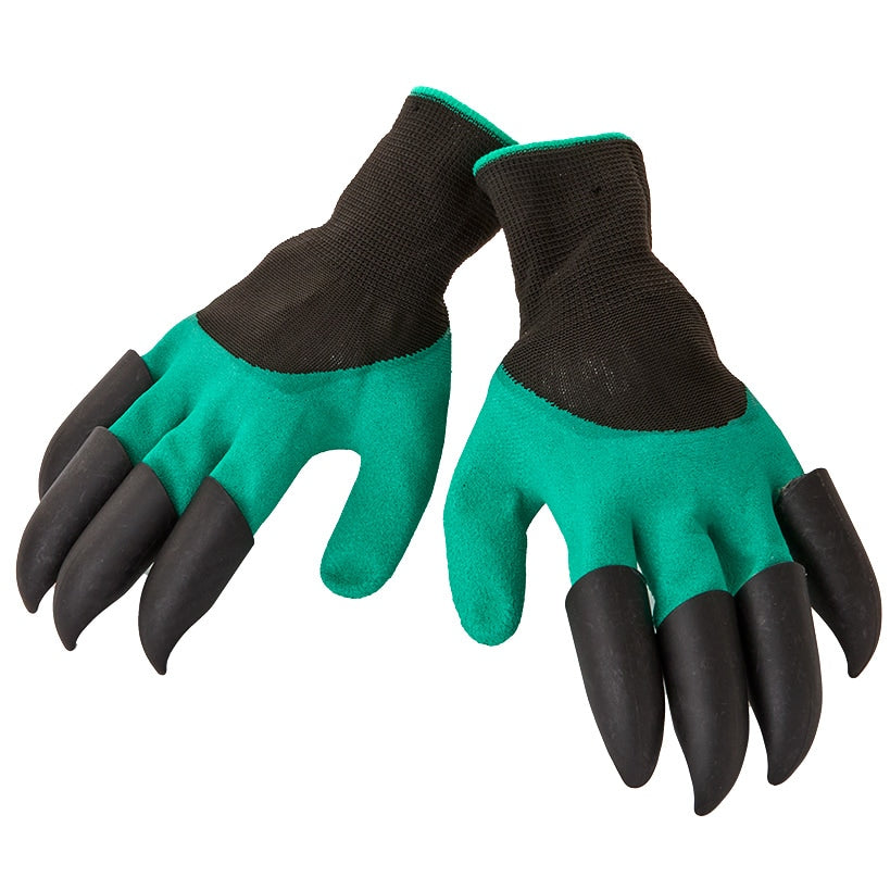 Gardening Gloves with Rubber Tipped Claws