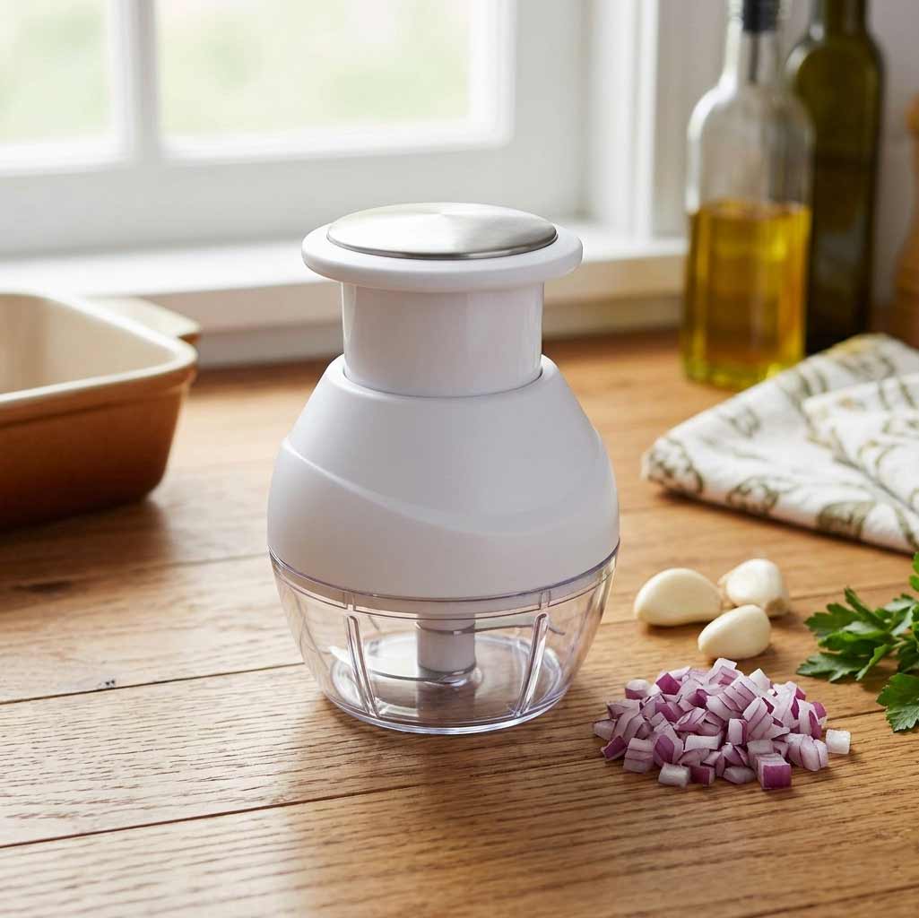 Manual Food Chopper - Quick Push