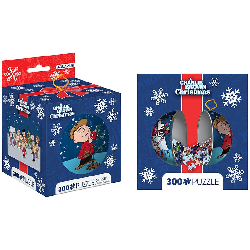 Christmas Vacation Movie Themed Christmas Tin Globe Puzzle