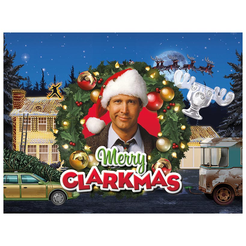 Christmas Vacation Movie Themed Christmas Tin Globe Puzzle