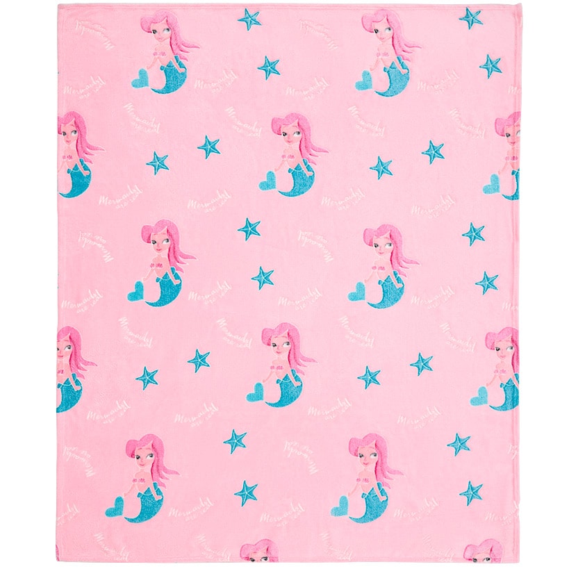 Glow-in-the Dark Blanket for Kids 50" x 60"#select-blanket_mermaid