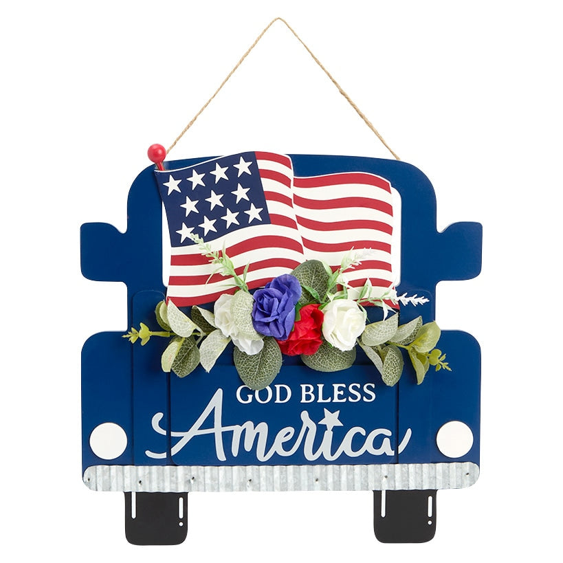 Americana Patriotic Sign Decor