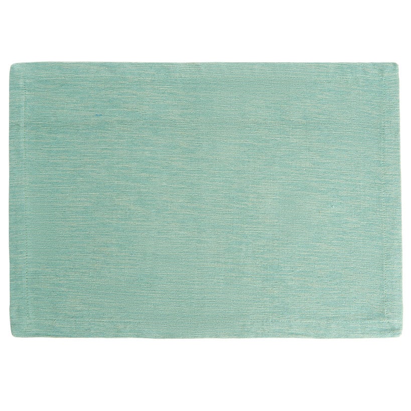 Grasscloth Weave Ivory Placemat 13" x 19"