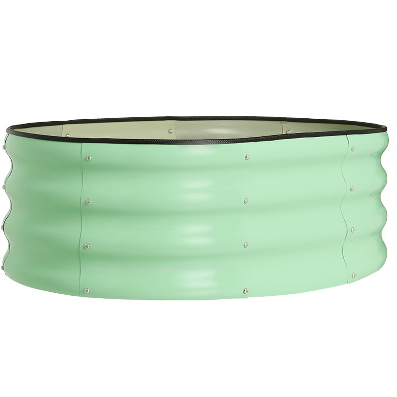 Green Oval Garden Raised Bed Kit