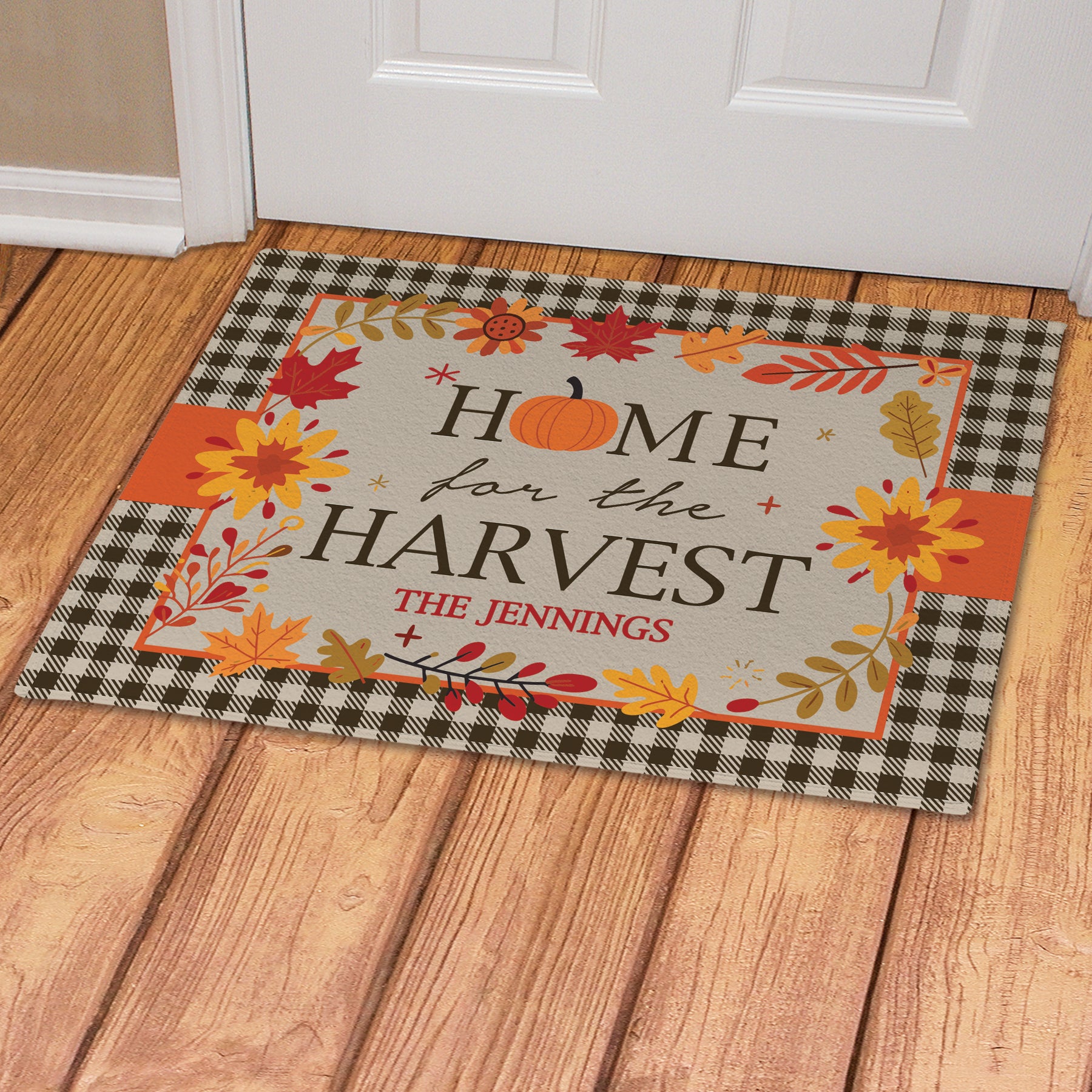 Personalized Harvest Doormats