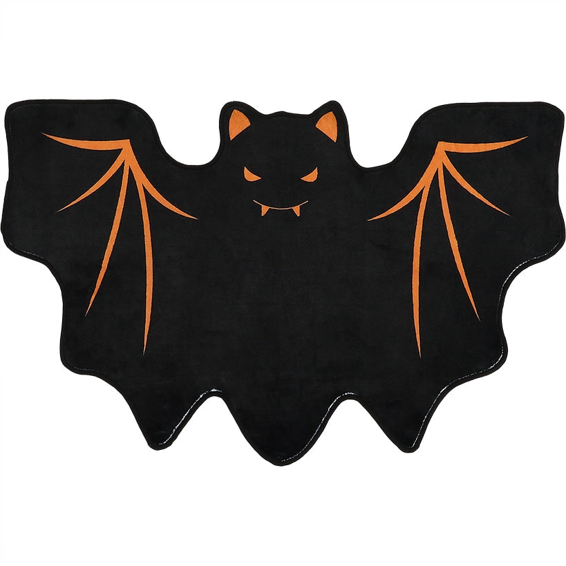 Halloween Themed Novelty Shaped Accent Kitchen Rug with Non-Skid Backing