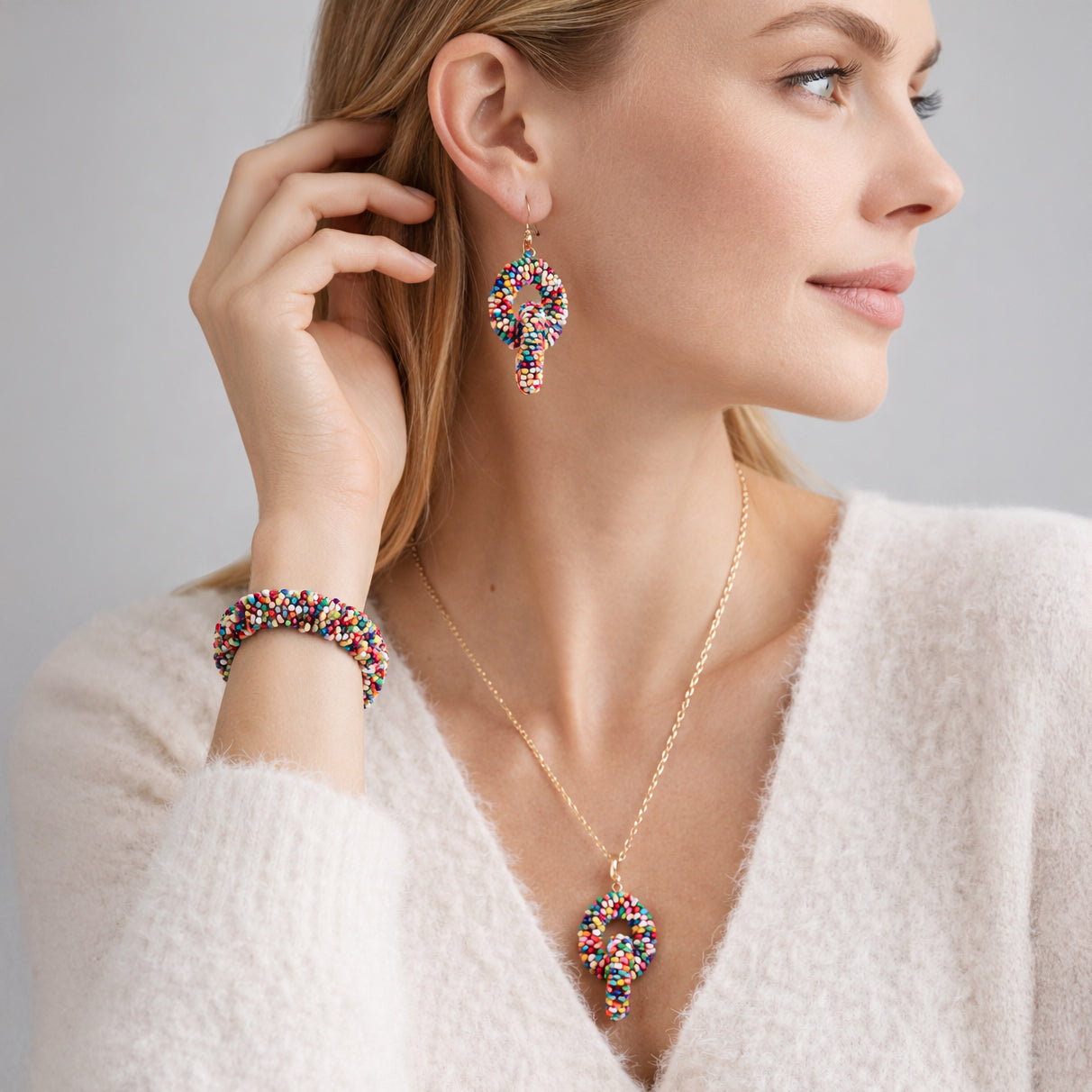 Handmade Sprinkle Beaded Jewelry