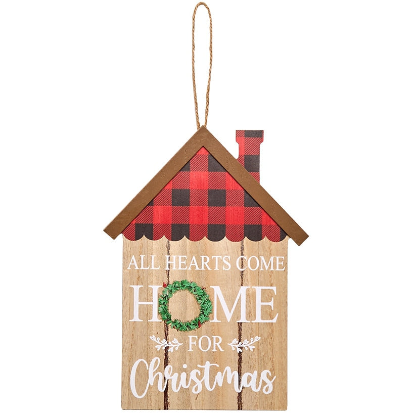 Christmas Hanging Home Sentiment Wall Decor - Blessings or Christmas