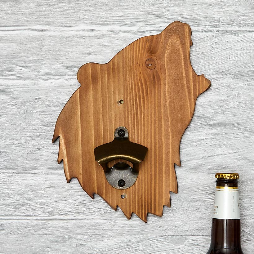 Woodland Wall Mounted Bottle Opener Plaque