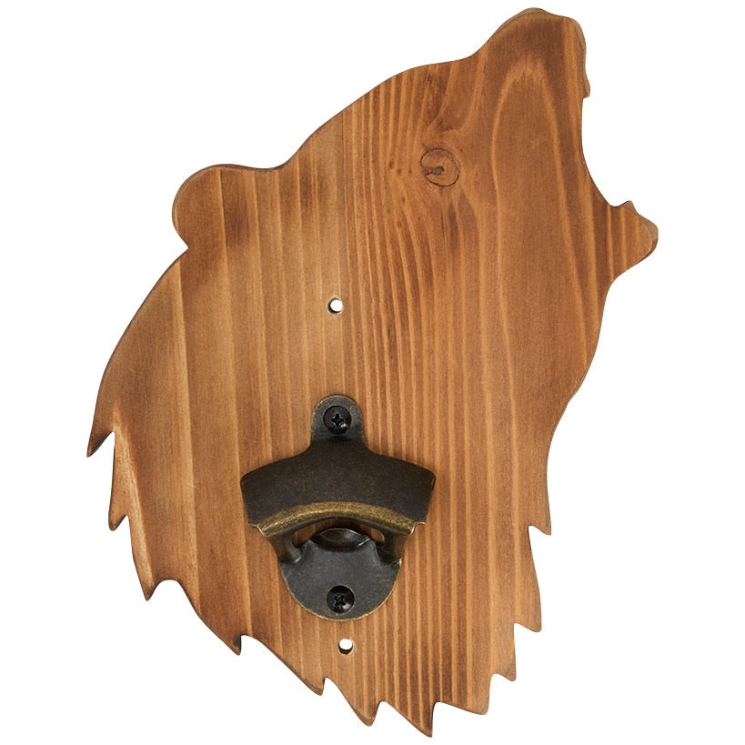 Woodland Wall Mounted Bottle Opener Plaque