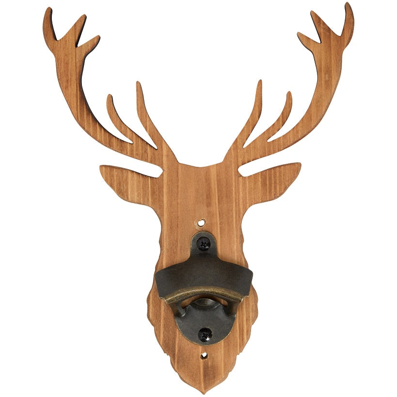 Woodland Wall Mounted Bottle Opener Plaque