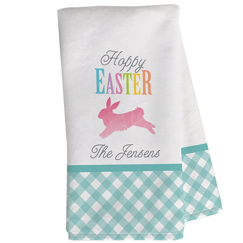 Personalized Happy Easter Kitchen Towel