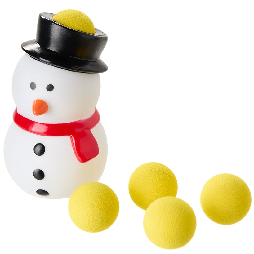 Ball Poppers Holiday Character With 5 Foam Balls