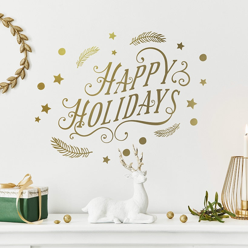 Holiday Sentiment Decals