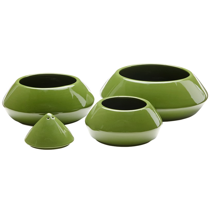 4pc Holiday Stackable Serving Bowls
