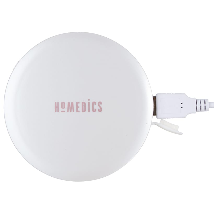 Compact Cosmetic Case with LED Mirror and USB Charging Port