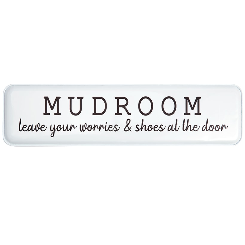 Humorous Household Metal Signs - Bathroom, Laundry, or Mudroom