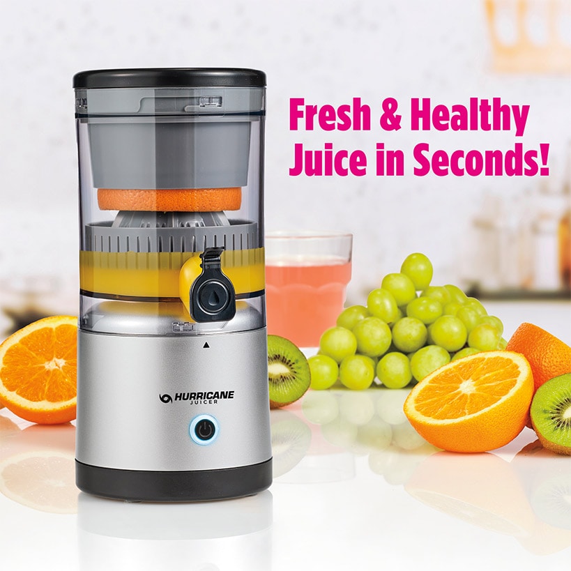 Hurricane Juicer - No Waste, Compact, Cordless, and Rechargable