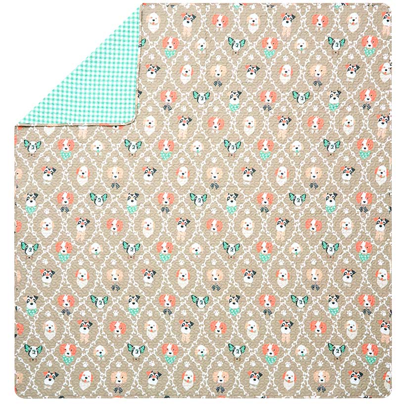 I Woof You Reversible Full/Queen or King Quilt