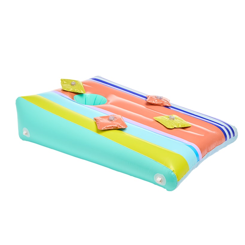 Inflatable Cornhole Bean Bag Toss Game - Durable Indoor and Outdoor Fun
