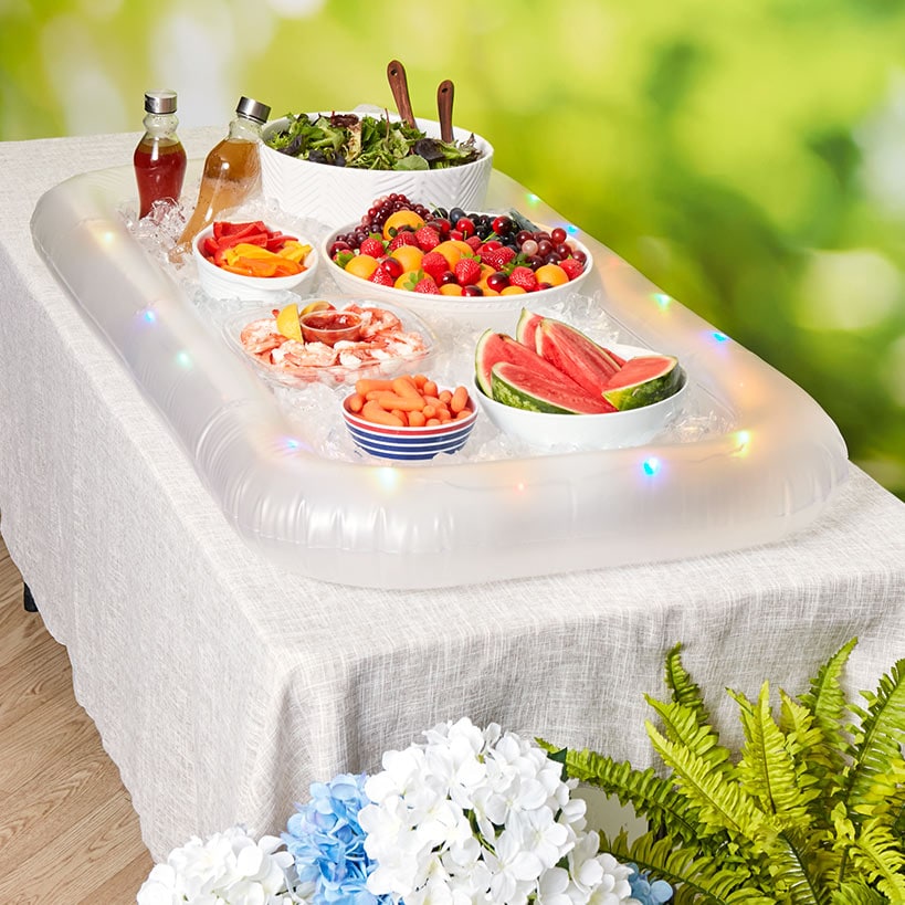 Inflatable Buffet Cooler for Drinks - Party, BBQ, Outdoor