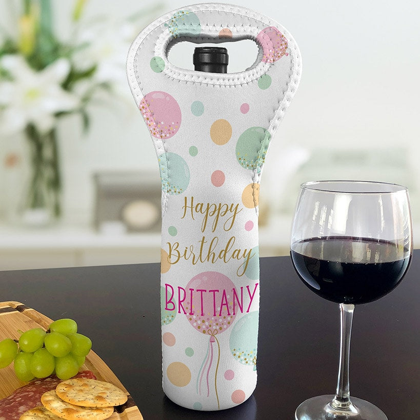 Personalized Insulated Wine Gift Bag