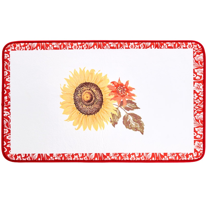 Jacobean Sunflower Shower Curtain, Bath Rug, Hand Towels, or Hooks