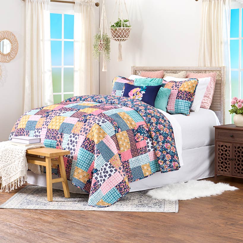 Jolene Patchwork Decorative Pillow