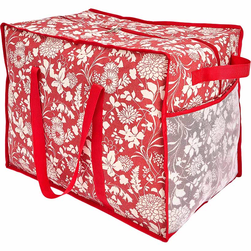 Jumbo Printed Storage Bag With Handles
