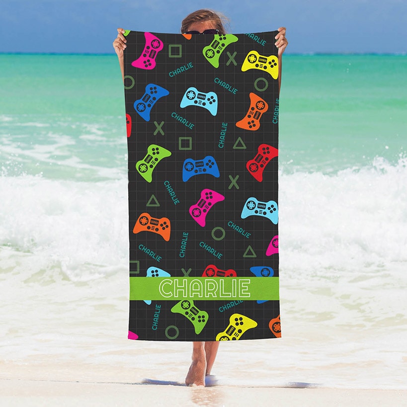 Personalized Kids Beach Towels