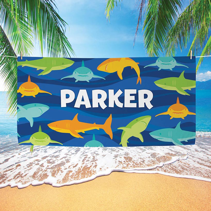 Personalized Kids Beach Towels
