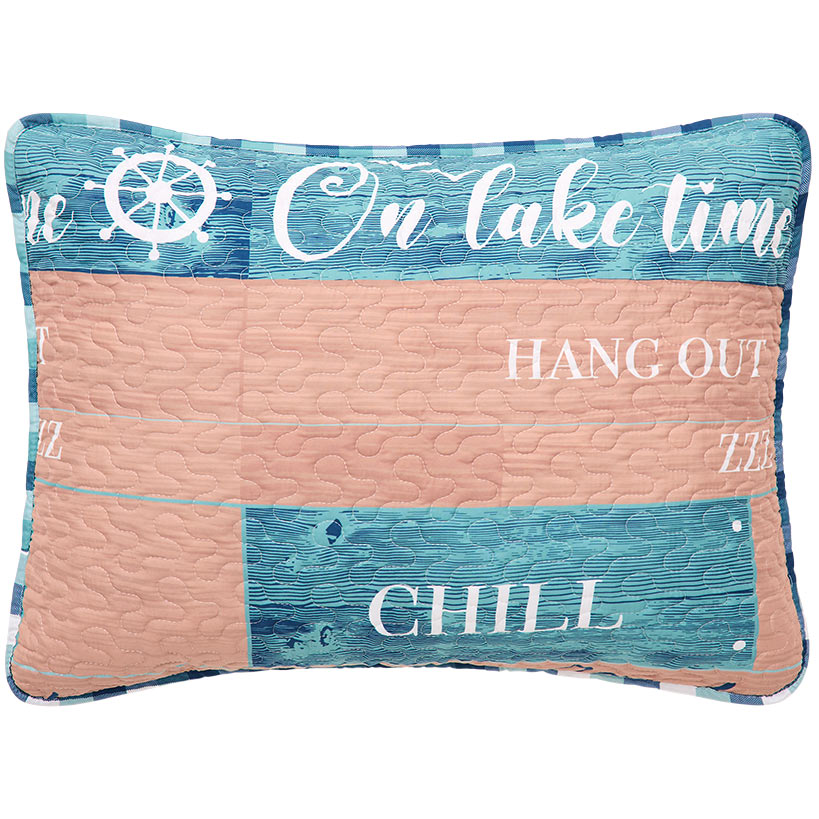 Lake Time Standard Quilt Sham