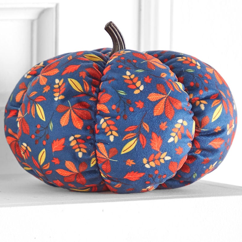 Decorative Harvest Plush Pumpkin
