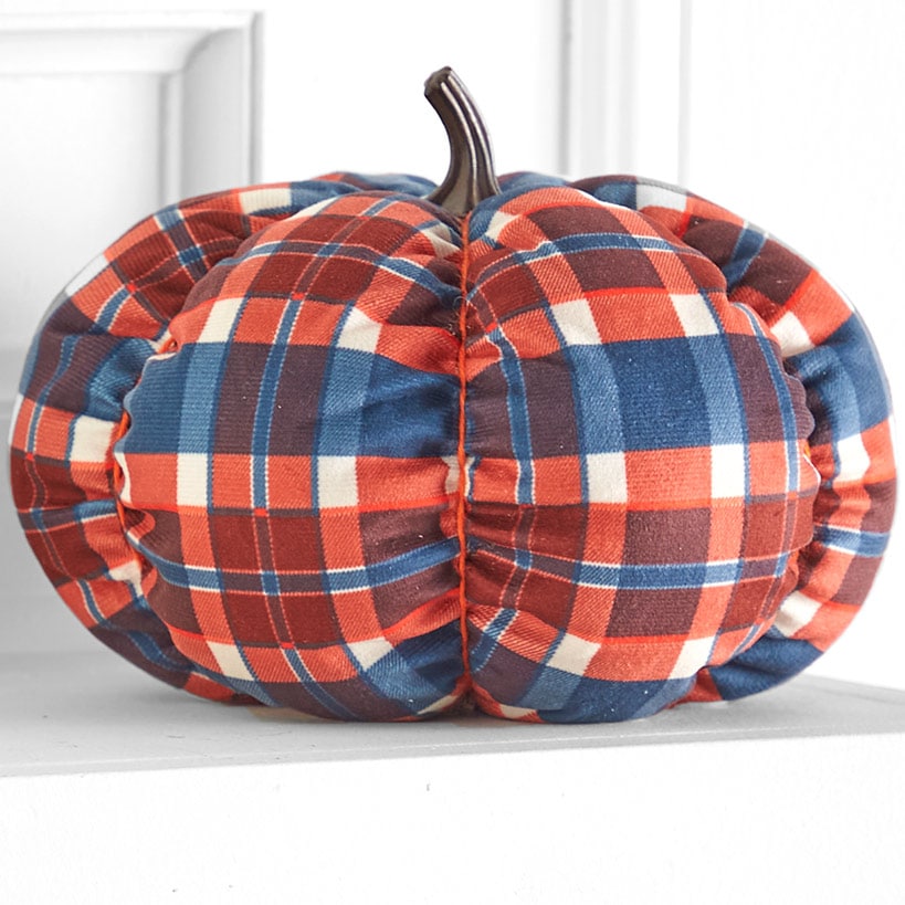 Decorative Harvest Plush Pumpkin
