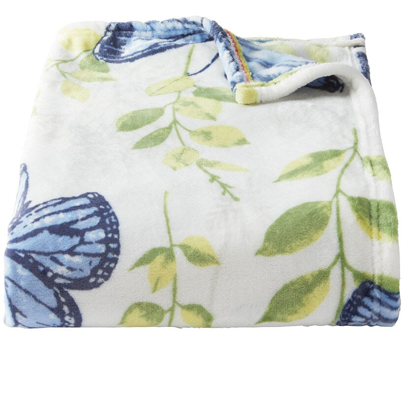 Lavender Luster Butterfly Throw