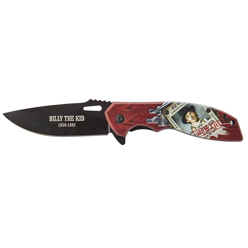 Folding Knife - Legends Of The West, Spring-Assisted, Drop Point Blade