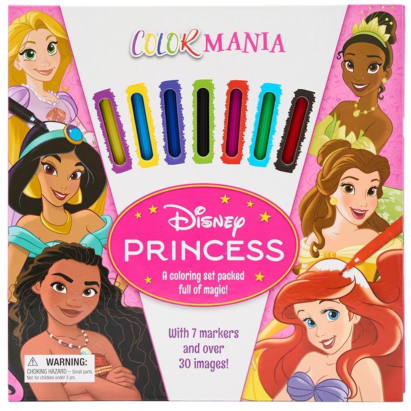Favorite Characters Colormania with Felt Pens Princess Mickey or Spider-Man