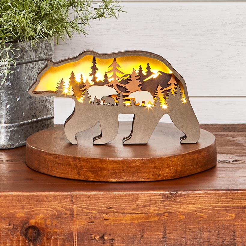 Lighted Woodland Animals