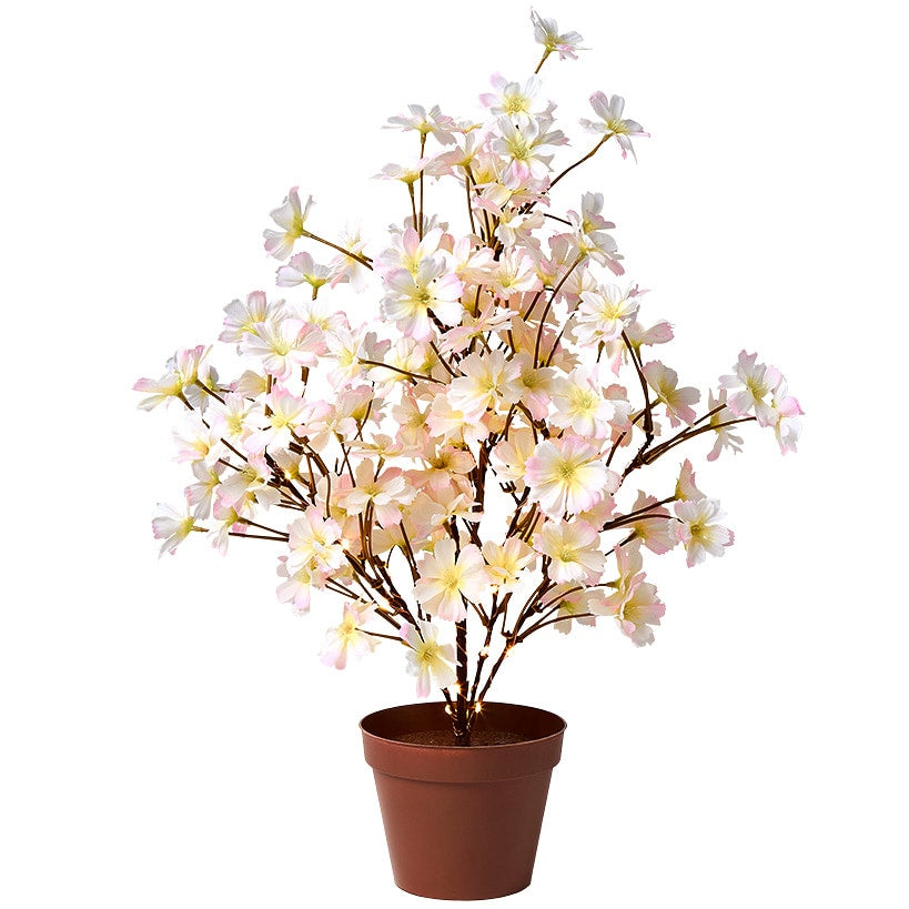 Lighted Flower Table Trees - Blue, Blush, or Pink